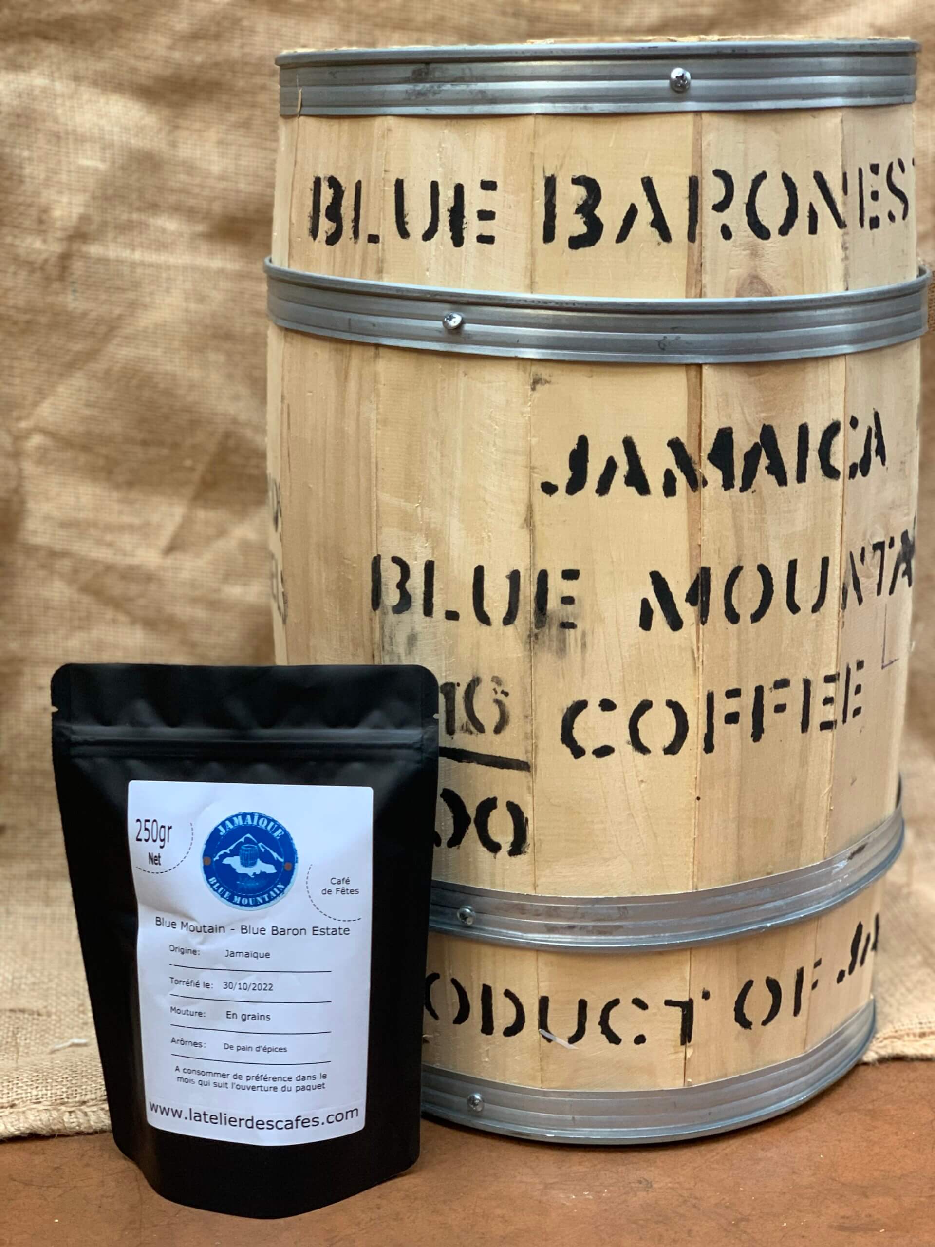Café Blue Mountain, Jamaïque - Grains ou moulu